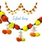 5 Feet Marigold Jasmine Yellow Orange Door Toran Hanging Valance Marygold Garland Mantle Decor Puja Diwali Decoration Day of the Dead Dia De Los Muertos Mexican Fiesta Halloween Decor